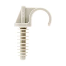 CLIP CHEVRON ZENITECH GRIS PVC D16MM X10