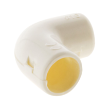 EQUERRE ZENITECH BLANC PVC D16MM X3