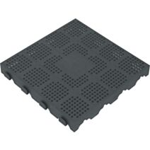 Dalle Autoportante à Clipser 40x40cm Marron