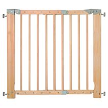 Barrière de sécurité pour enfants lila amovible bois brut fsc 70-103cm - NORDLINGER