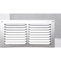 Grille aération aluminium mat à visser 10x20cm