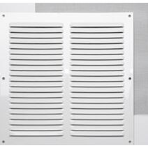 GRILLE ALUMINIUM BLANC  À VISSER 