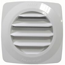 Grille aération blanc à clipser Ø 12,5cm