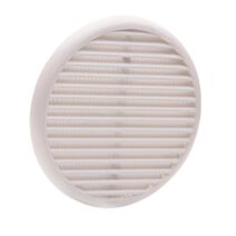 Grille aération blanc à clipser Ø 13.5cm