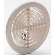 Grille aération blanc à clipser Ø 18.2cm