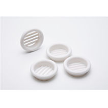 4 GRILLES ABS BLANC À ENCASTRER