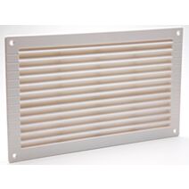 Grille aération aluminium blanc à encastrer 23x38cm