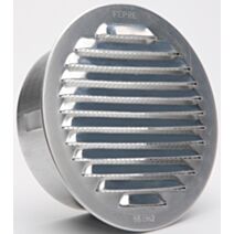 GRILLE ALUMINIUM ARGENTÉ À ENCASTRER AVEC CLIPS