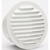 GRILLE ALUMINIUM BLANC À ENCASTRER AVEC CLIPS
