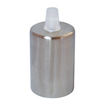 TIBELEC Douille E27 avec cache-douille chrome