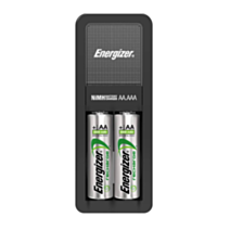 Mini Chargeur de Piles 2 canaux + 2AA Energizer
