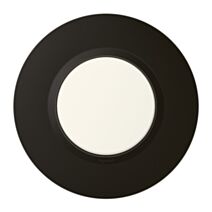 Plaque 1 poste noir velour dooxie - LEGRAND