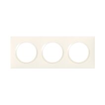 PLAQUE 3 POSTES BLANC DOOXIE 