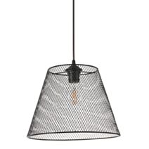 Suspension Secret Métal Noir Mat Ø30cm 60W - COREP