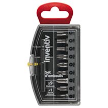 Coffret 9 embouts de vissage avec PE PH/PZ TX - INVENTIV