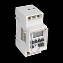 Horloge modulaire digitale grise 16a - DEBFLEX
