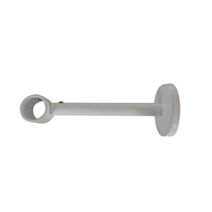 Support Mur Barre Rideaux Œil Fermé Ø20mm Blanc Mat - INVENTIV