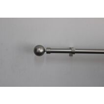 Barre Rideaux Extensible Liza Ø25-28mm 200-360cm Chromé Mat - INVENTIV