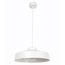 Suspension Archi Métal Blanc Mat Ø41cm 60W - COREP