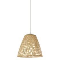 Suspension Kami Bambou Naturel Ø30cm 100W - COREP