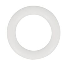 Lot de 10 anneaux en plastique 56 mm pour tringle à rideaux Ø28 blanc - INVENTIV