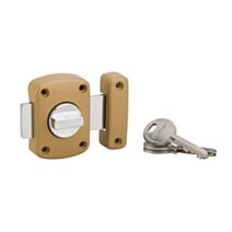 Verrou de sûreté Alouette cylindre 35mm époxy bronze