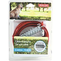 Cable d'attache avec ressort