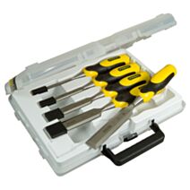 Coffret ciseaux à bois manche bi-matière 5pcs