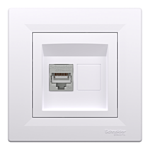 Prise rj45 Asfora blanc - SCHNEIDER ELECTRIC