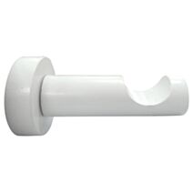 1 support bois ouvert tige Ø28 80mm laqué blanc MOBOIS
