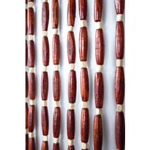 Rideau de porte perles et olives de bois