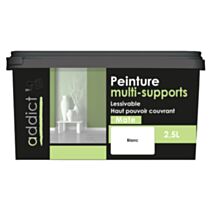 Peinture multisupport 2,5L blanc mat