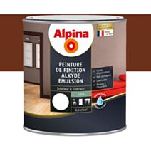 Peinture alkyde satin 0,5 L ton bois