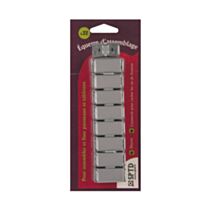 32 équerre d'assemblage taquets simples gris alu