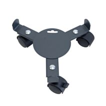 Support pot à roulettes extensible 27-37cm anthracite - LOUIS MOULIN