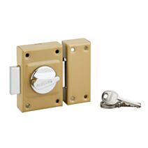 Verrou de sûreté Etendard à bouton et cylindre 40mm - THIRARD