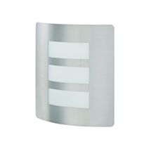 APPLIQUE EXT CITY NICKEL/BLANC E27 - EGLO