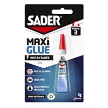 Colle cyanoacrylate Maxiglue Gel 3g - SADER
