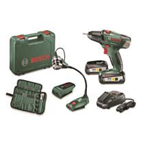 PERCEUSE VISSEUSE SANS FIL 18 V TRIPLE PACK