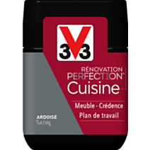 Testeur de peinture rénovation cuisine Perfection ardoise satin 75ml - V33