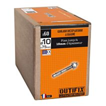 60 Goujon à Béton Ø10x75mm  - RED HEAD