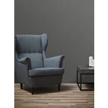 Papier Peint Vinyl Lourd Intissé Amsterdam Uni Toilé Graphite 10,05x0,53m 5,3m² - AS CREATION