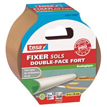 Adhésifs Sols Double-face Fort Fixation Moquettes Surfaces Variées 10mx50mm