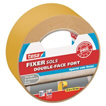 Adhésifs Sols Double-face Fort Universel Fixation Moquettes 25mx50mm