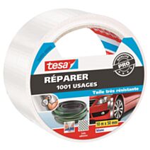Adhésif Réparation Utile Applications Domestiques et Loisirs 10mx50mm Blanc
