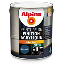 ACRYLIQUE SATIN BLEU NUIT 2.5L