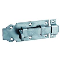 Verrou de porte avec poignée large + gâche attachée 100x44mm - ALBERTS