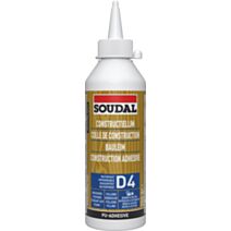 Colle PU bois résistante à l'eau 250g - SOUDAL