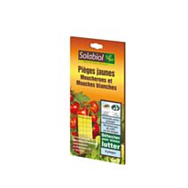 8 Pièges jaunes moucherons et mouches blanches - SOLABIOL 
