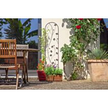 Trellis metal decoratif a planter 0,35x1,50m